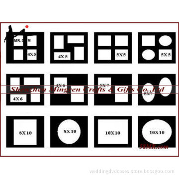 Album Mat for Matted Album & Digital Album & Wedding Album with Mat,multi opening photo mat